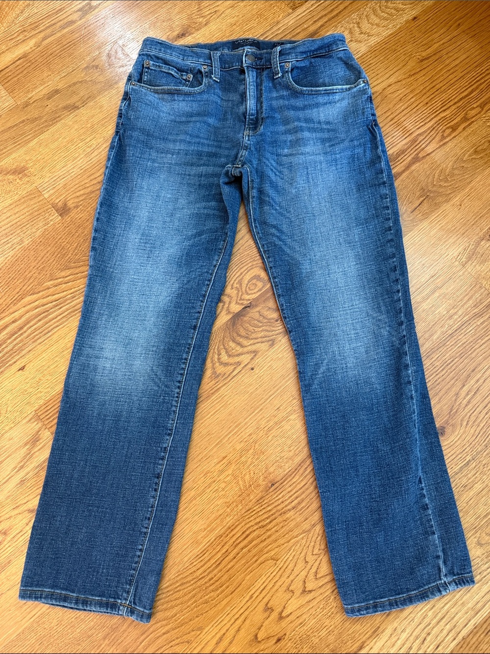 Lucky Brand 223 Straight Jeans Mens 32x32 Blue Denim Medium Wash